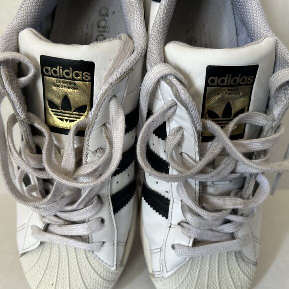 ADIDAS Originals Superstar Chalk White Black Stripe Men Unisex PWI001001 Sz 9 main image 10